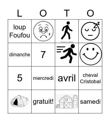 2/3 poule maboule 2022 Bingo Card