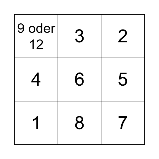 KegelBingo! Bingo Card