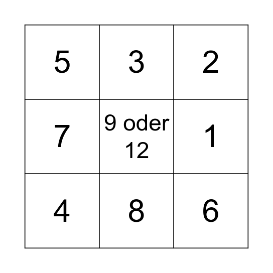 Kegelbingo! Bingo Card