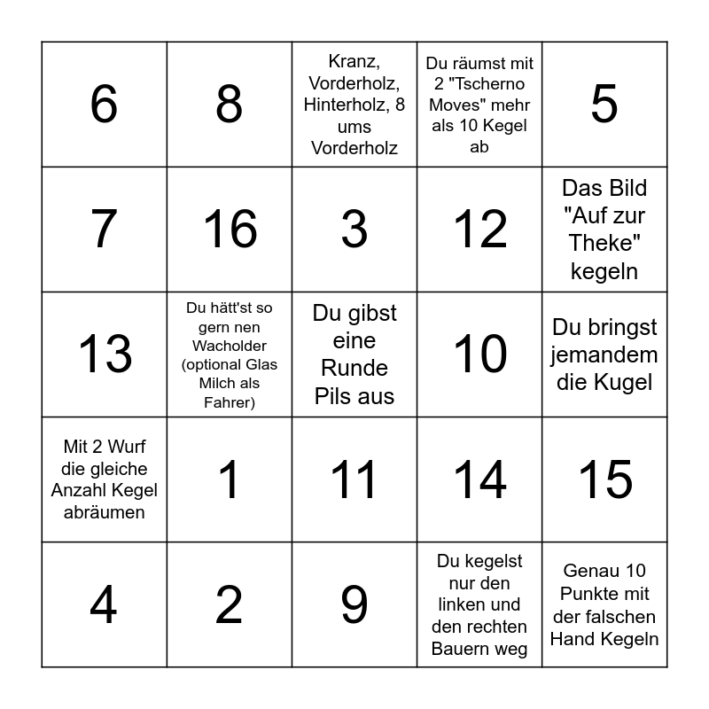 Bingo Kugelzahlen