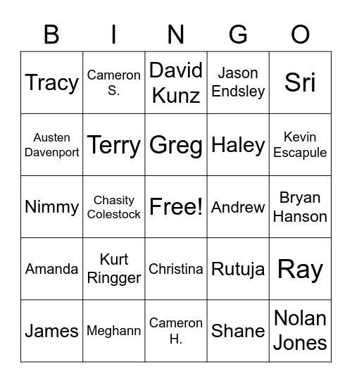 The Highest Quality Designer Engineers Bingo Card