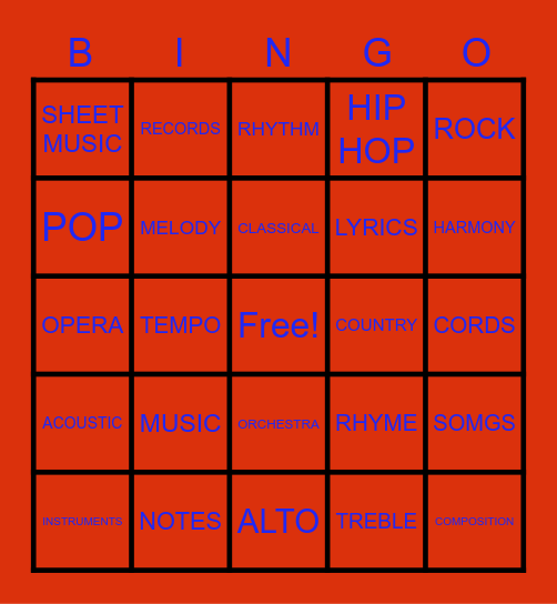 BRIM BINGO Card