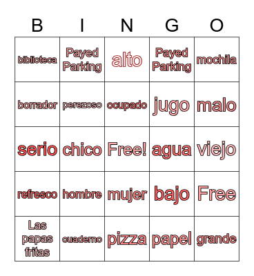 Connor Bingo Card