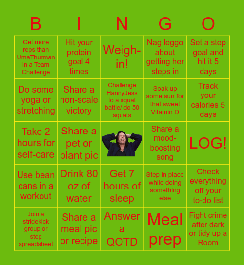 ROBIN CLEANS UP THE ROOM (#3) Bingo Card