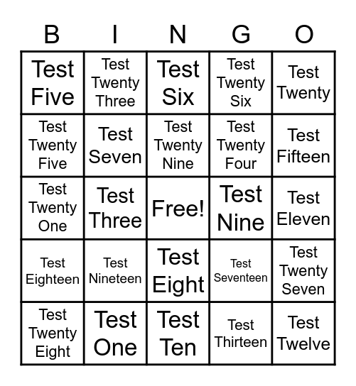 The Jolly Poncho FNV Bingo Card