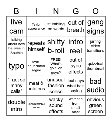 Boston Ma Bingo Card