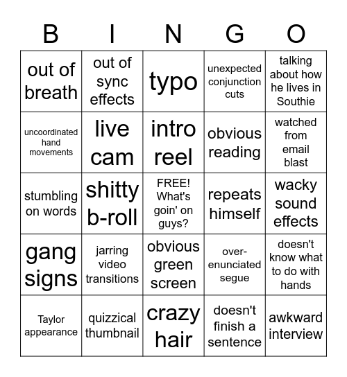 Boston Ma Bingo Card