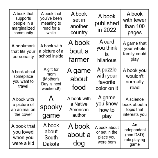 Outside of a Dog Scavenger Hunt! Find 15 or more items for 15% off your purchase! Bingo Card