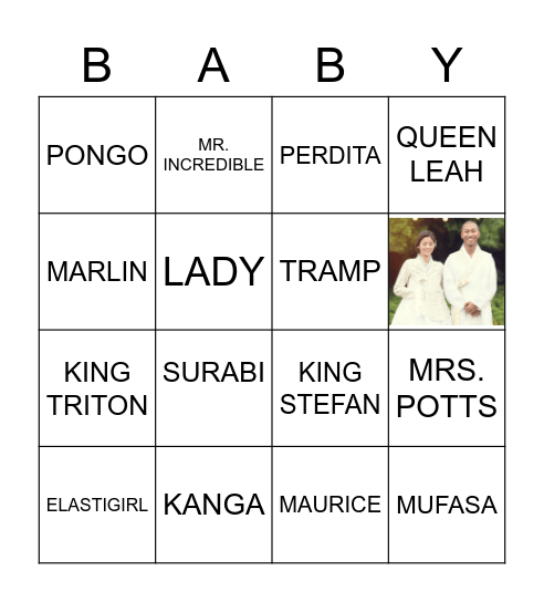 DISNEY PARENTS Bingo Card