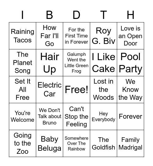 Indie Bookstore Day JAMS Bingo Card