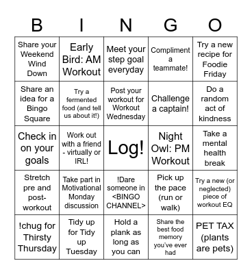 WILD WILD WEST BINGO Card
