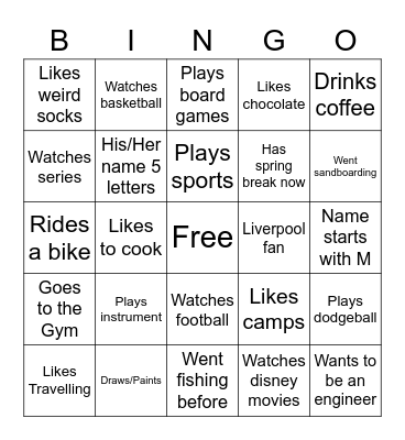 Blessed Bingo Card