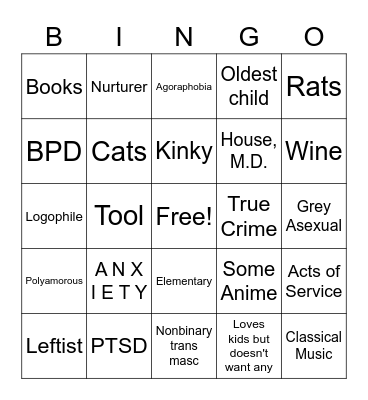 Y'all Got Anything in Common With Me? Bingo Card
