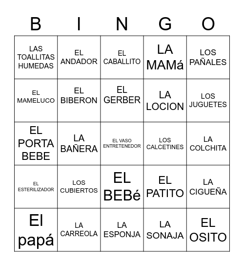 BINGO MIXER Bingo Card