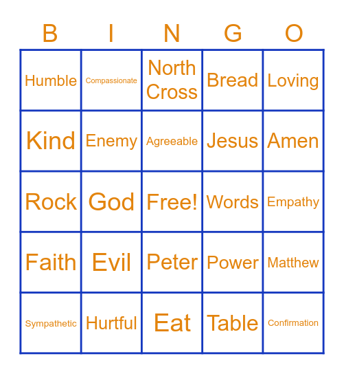 KidCrew Bingo Card