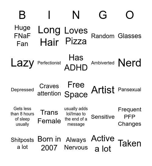 Clone Bingo Card