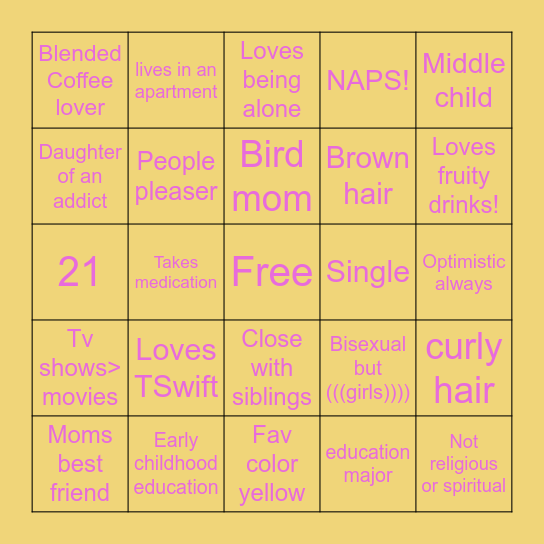 Maddie :) Bingo Card