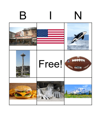 Seattle Bingo Card