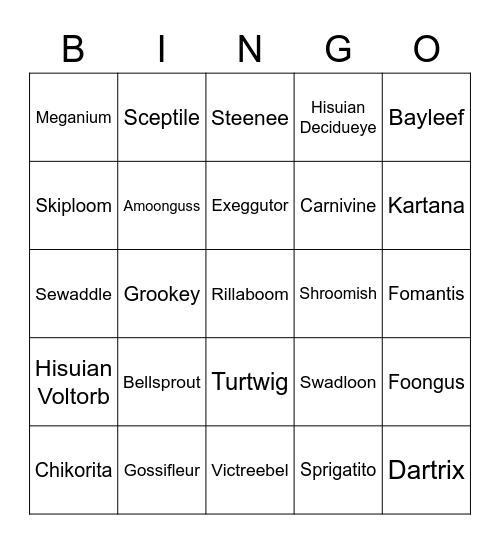 Bready's Bingo Card (Round 2) Bingo Card