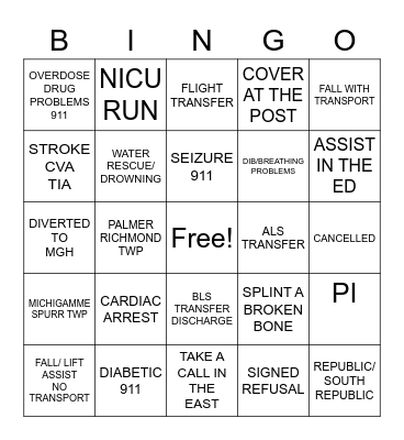 WEST END BINGO Card