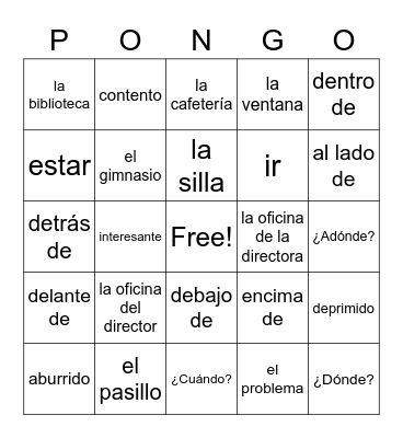 U2/L2, Sec. 4-6 Review Bingo Card