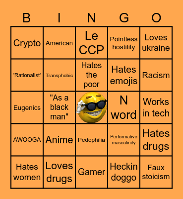Reddior Bingo Card