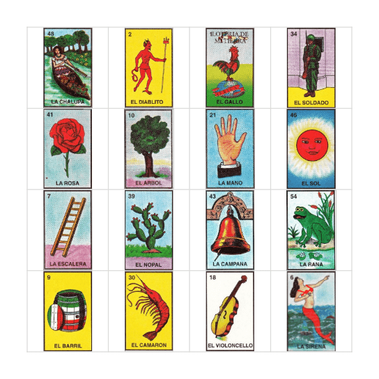 Loteria Mexicana - CSSC Cinco de Mayo Bingo Card