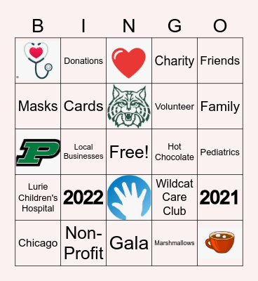 WCC 2022 BINGO Card