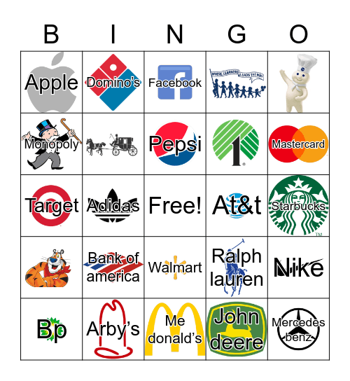 Logo Bingo Card