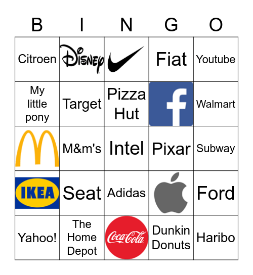 LOGO BINGO Card