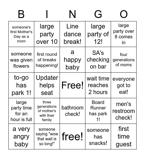 Scavenger Hunt! Bingo Card