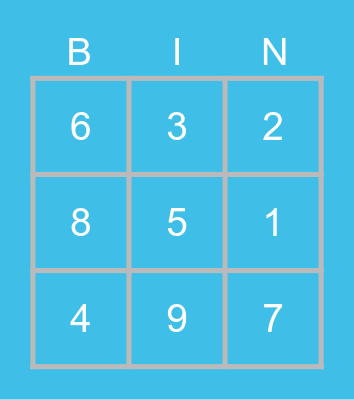 Bingo Live Bingo Card