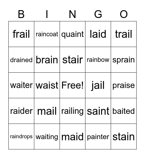 Number Bingo 1-75 Bingo Card