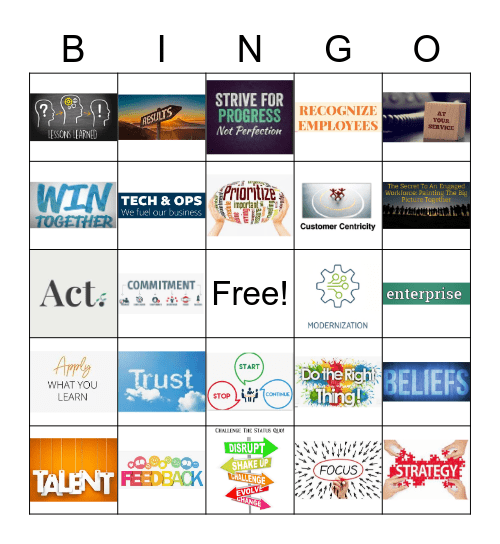 CULTURAL BELIEFS Bingo Card