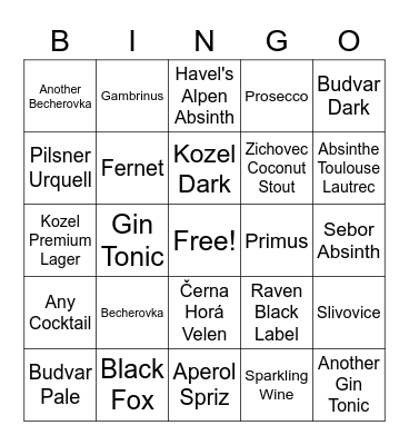 Bia's Bachelorette Bingo Card