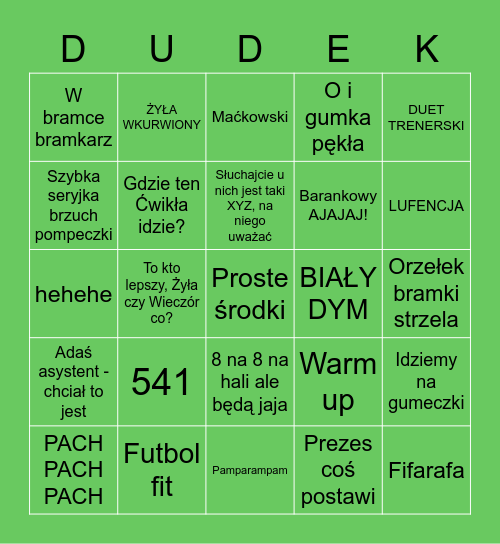 The best of TD Bingo Card