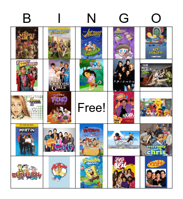 DJ Bingo - Theme Songs Bingo Card