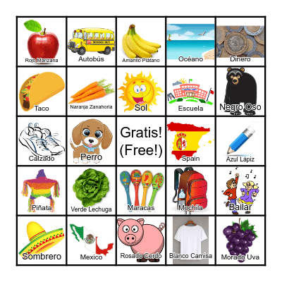 Loteria (Bingo) Bingo Card