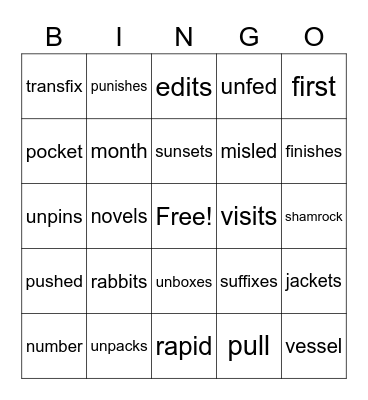 3.1 BINGO Card