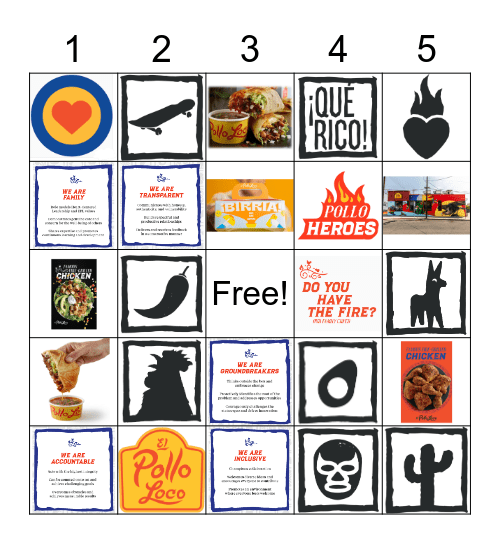 EPL Loteria Bingo Card