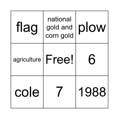 FFA BINGO!! Bingo Card