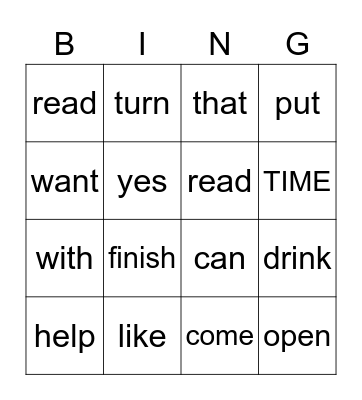 Communication Bingo (WP60) Bingo Card