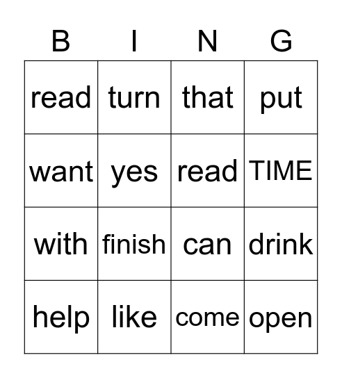 Communication Bingo (WP60) Bingo Card