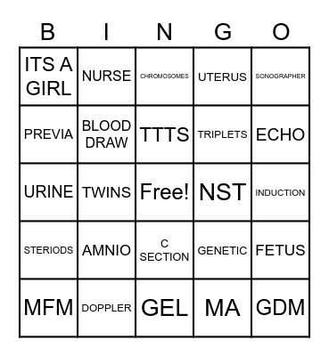 MFM BINGO Card