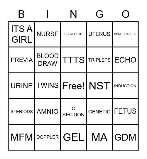 MFM BINGO Card