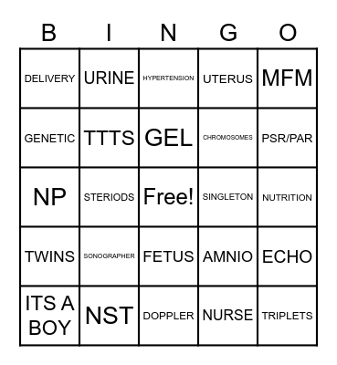 MFM BINGO Card