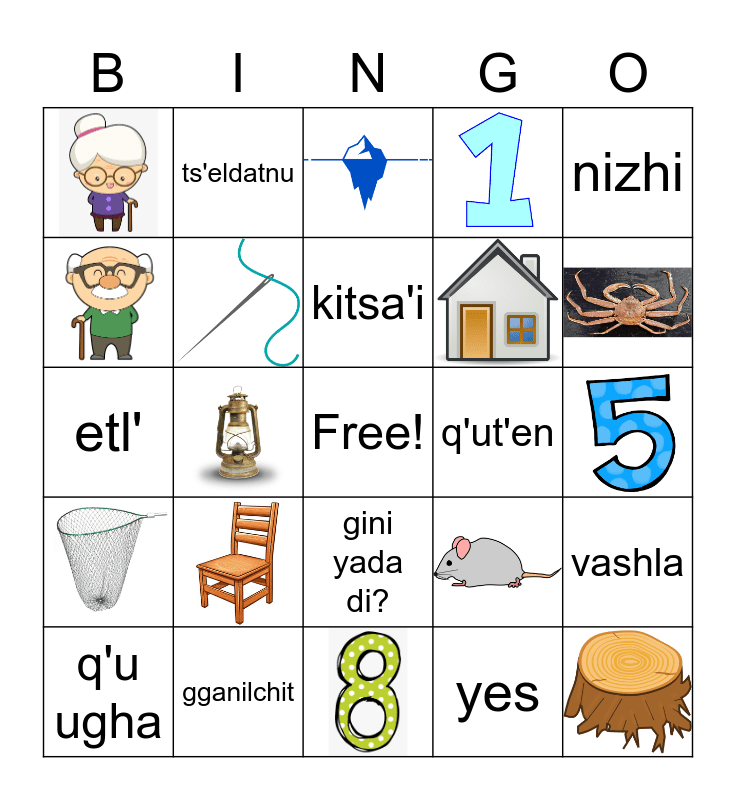 Review bingo #1 Bingo Card