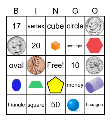 2nd Grade Math Review Bingo Card