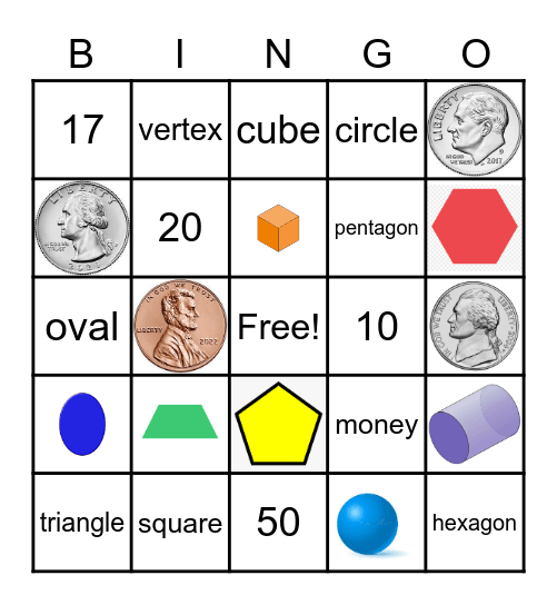 2nd Grade Math Review Bingo Card