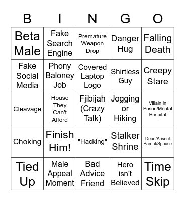 Lifetime Movie Bingo Redux Bingo Card